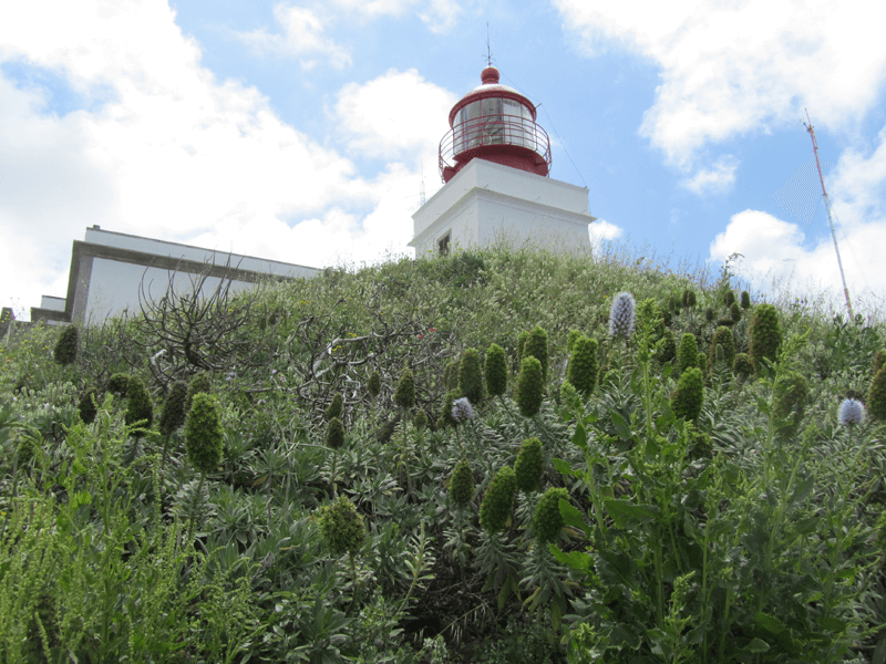 Der Leuchtturm bei Ponta do Pargo