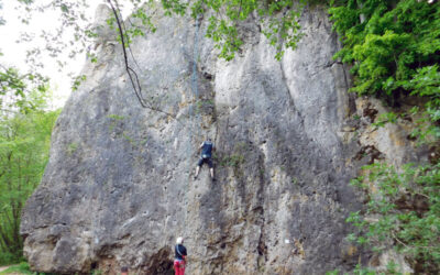 Klettern im Frankenjura – Treunitzer Wand