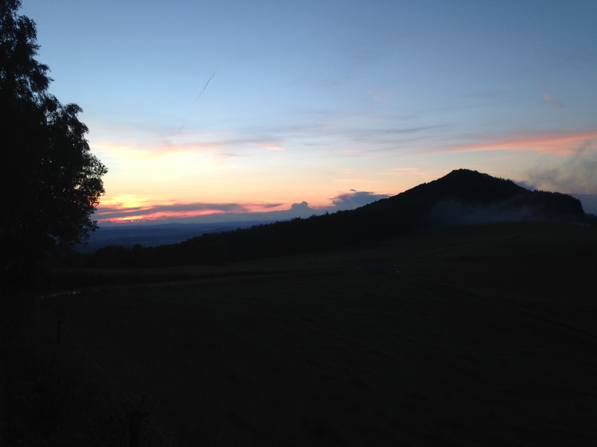 Sonnenuntergang am Stellberg