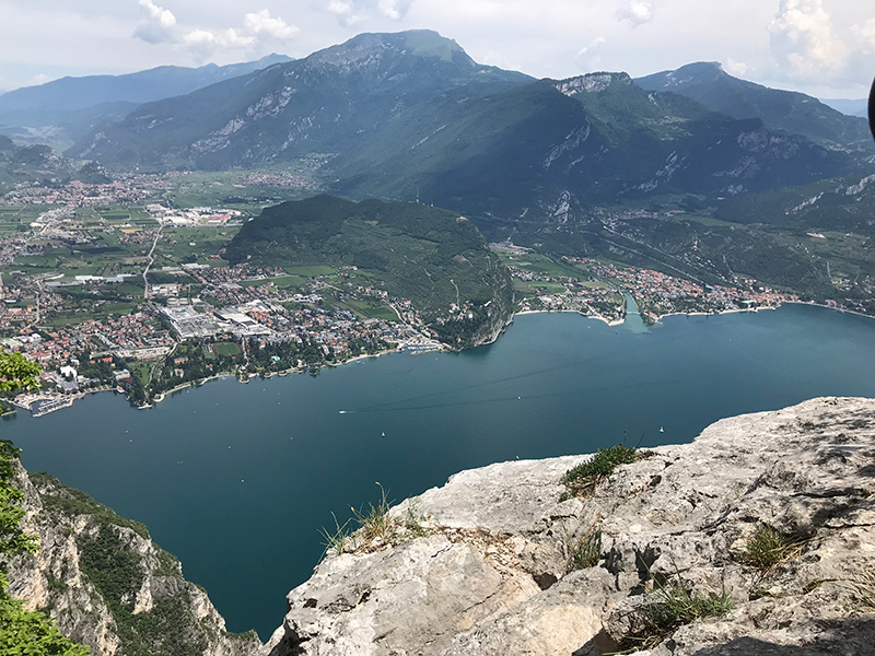 Blick auf Riva und Torbole