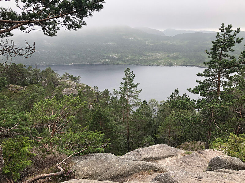 Blick über den Lysefjord