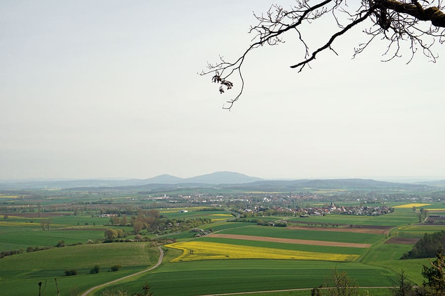 Blick Richtung Bad Königshofen