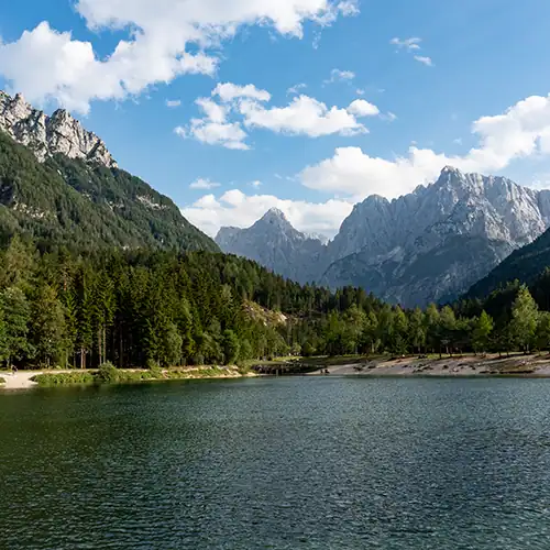 See You on the Outside Kranjska Gora 17 Zurück am Jasna-See