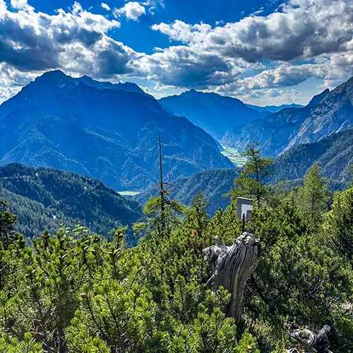 See You on the Outside Peter Wiechenthaler Hütte 10 Blick ins Saalachtal Richtung Weißbach bei Lofer
